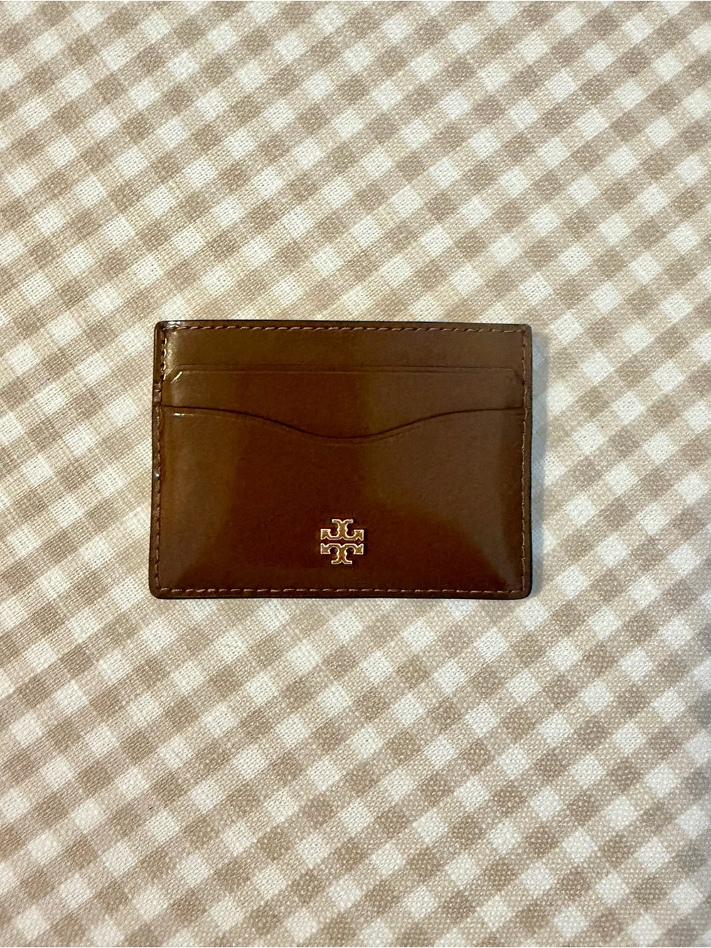 Tory Burch Emerson Slim Card Case Wallet Smooth
Leather Rich Walnut Brown - Picture 2 of 7